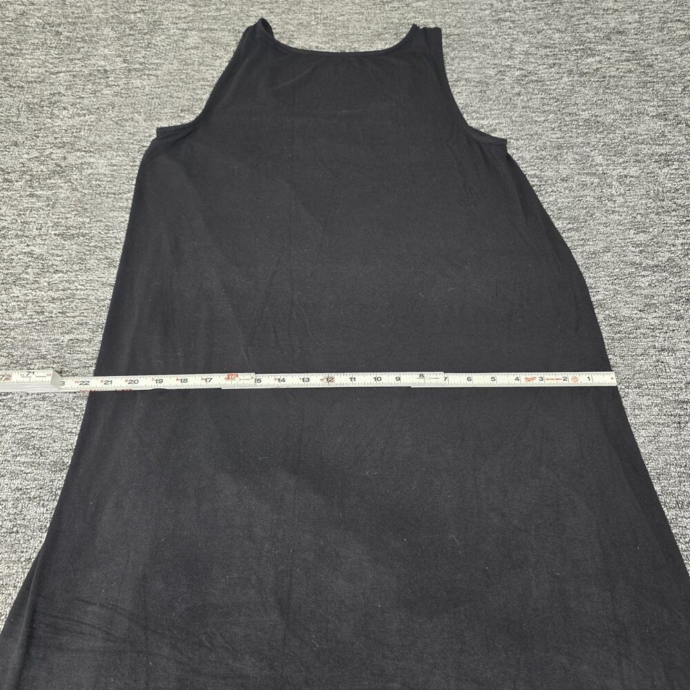 Torrid Super Soft Knits Sleeveless Maxi Dress Women's 1X Black Ruffles Hi-Low - Picture 13 of 13